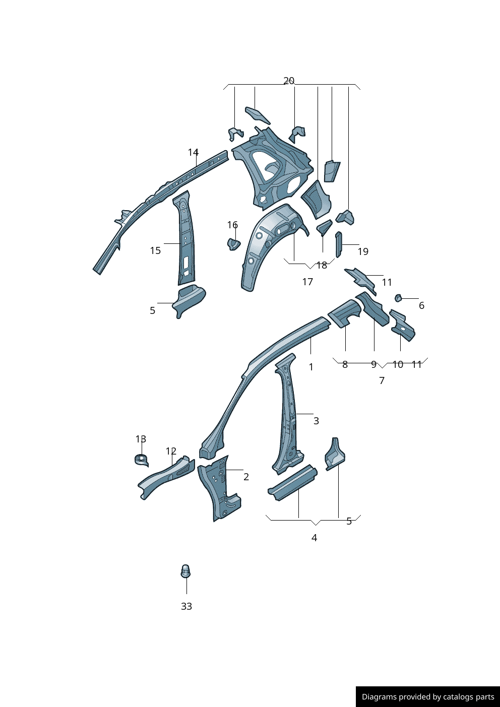 Car part diagram
