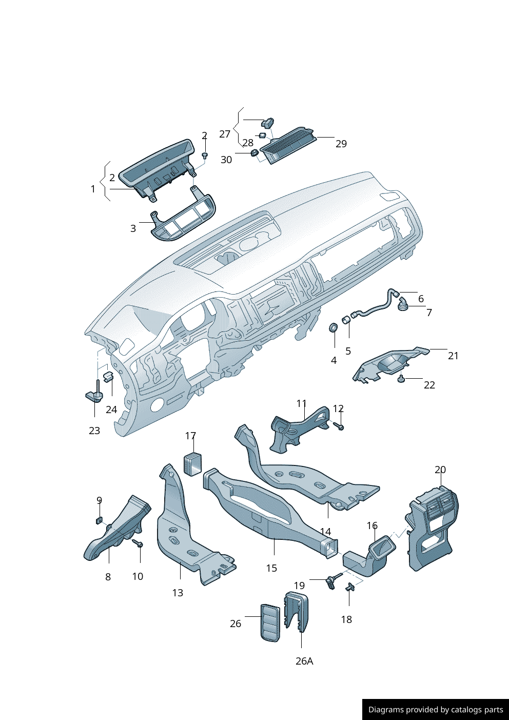 Car part diagram
