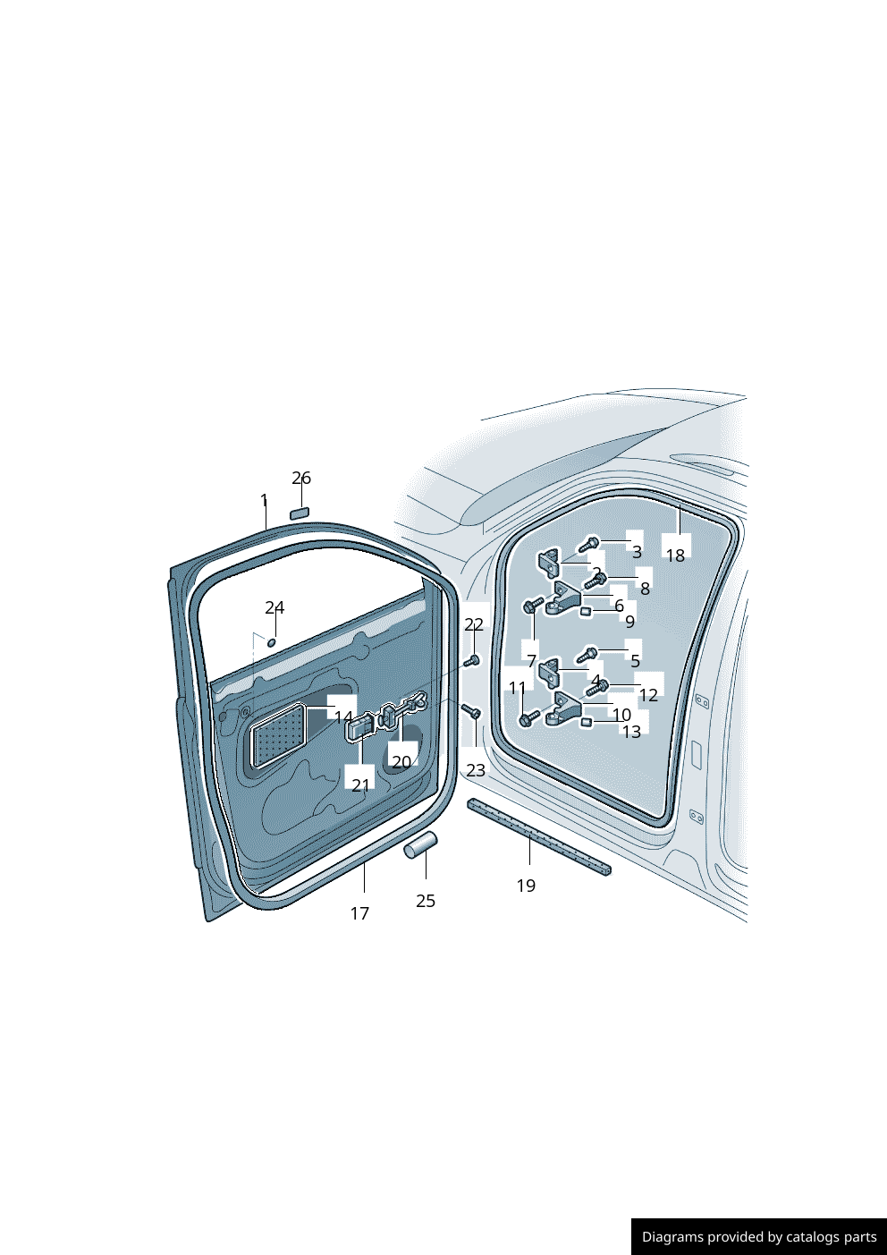 Car part diagram