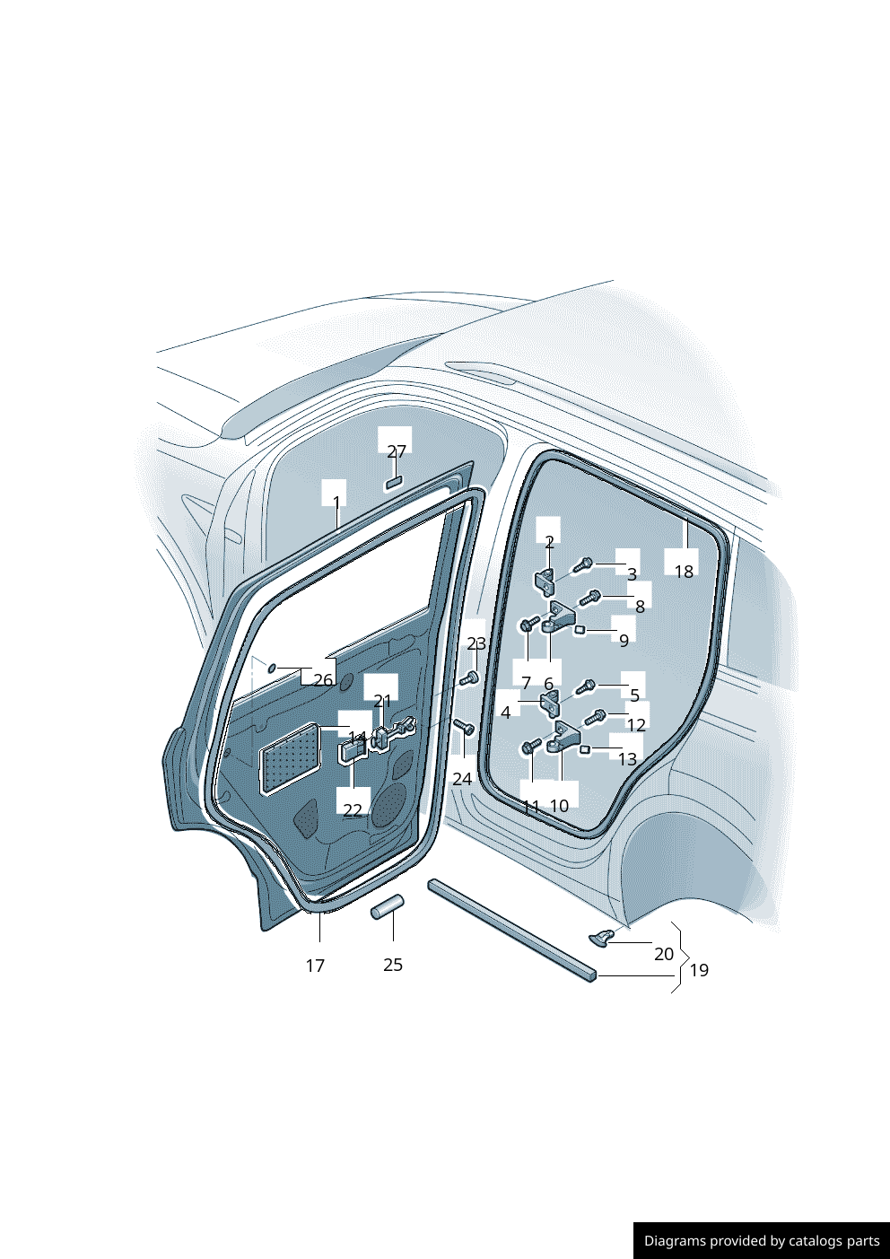 Car part diagram