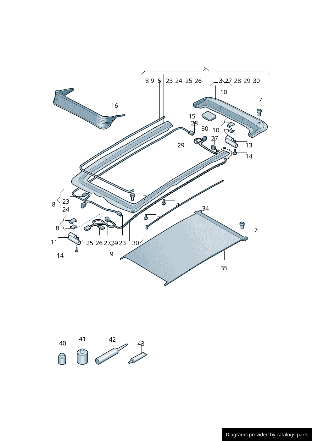 Car part diagram