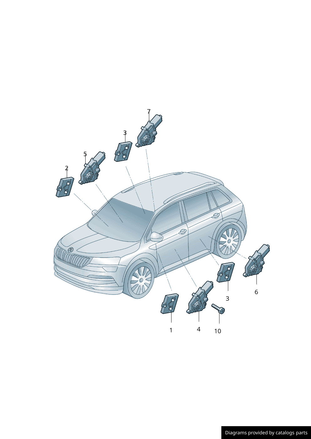 Car part diagram