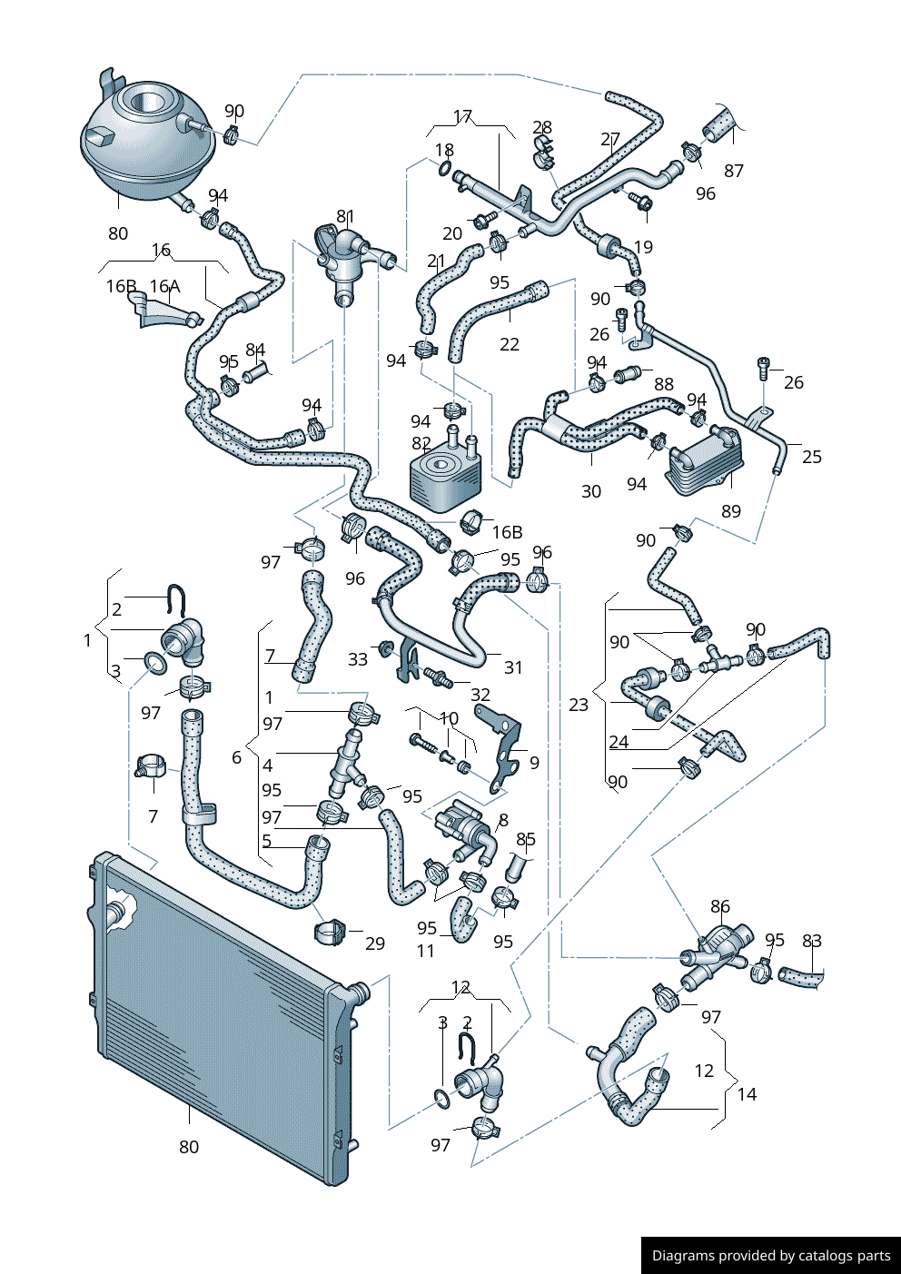 Car part diagram