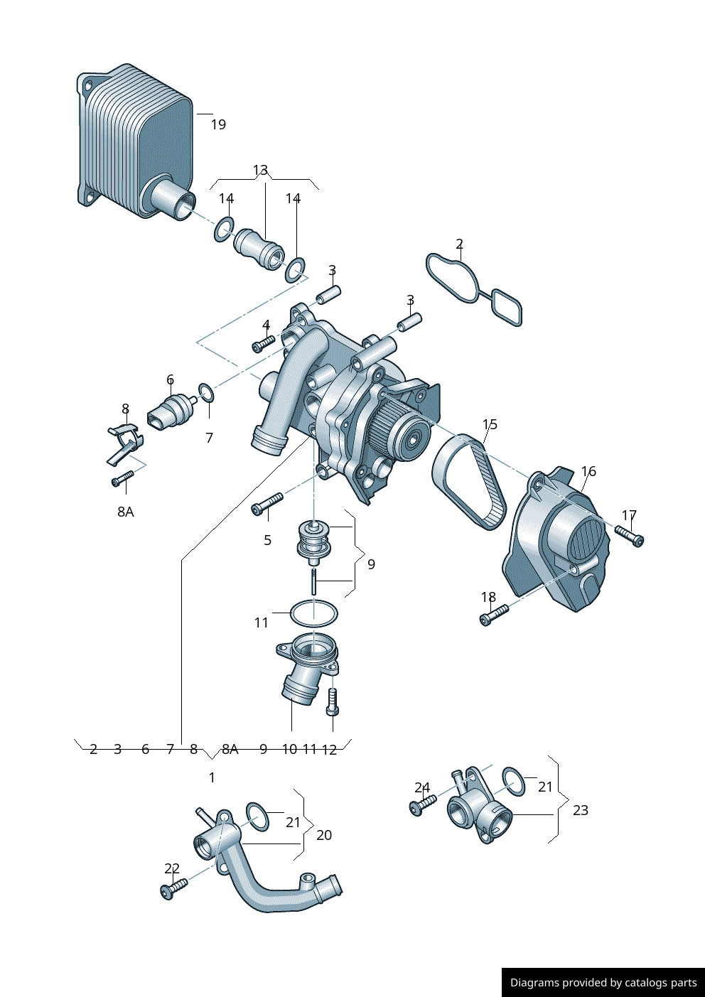 Car part diagram