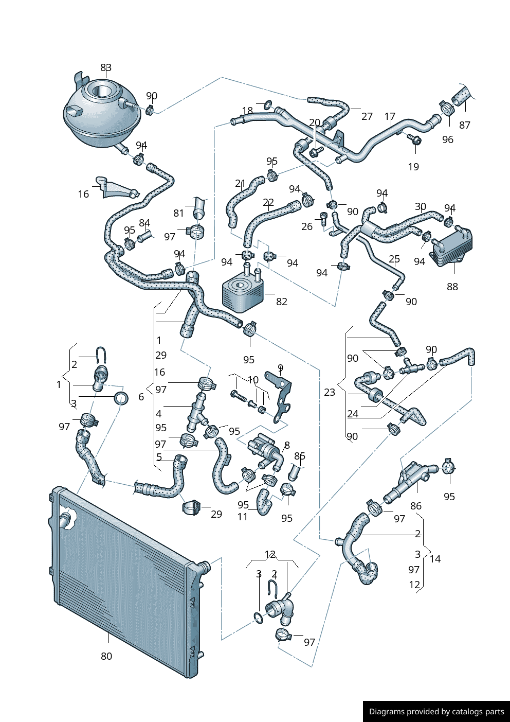 Car part diagram