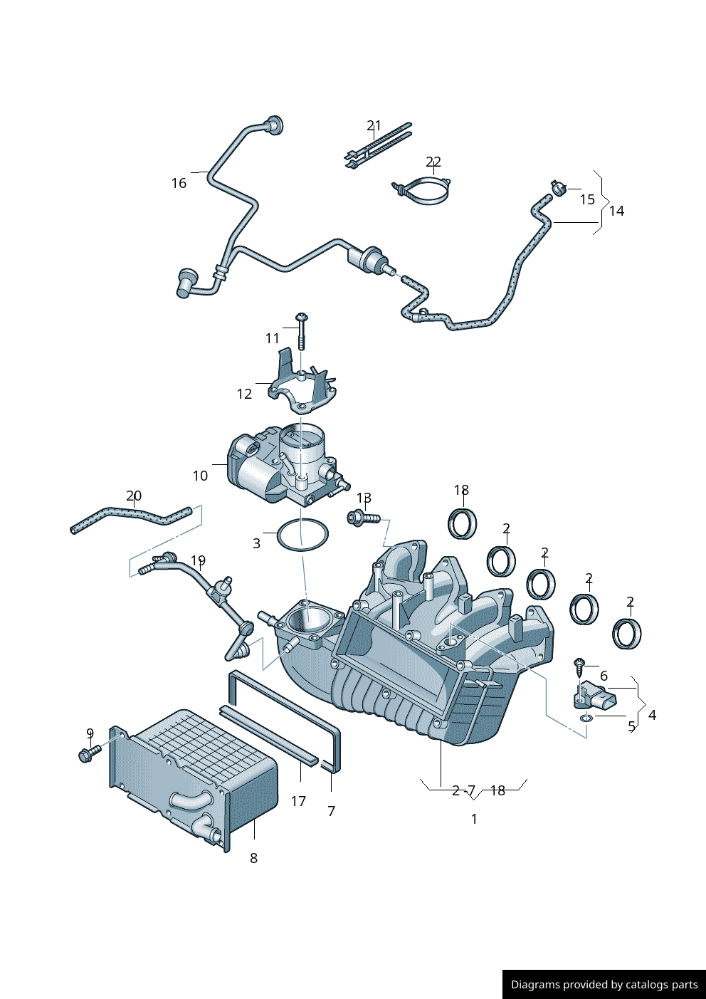Car part diagram