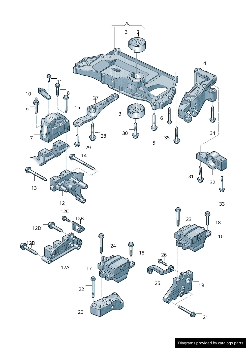 Car part diagram
