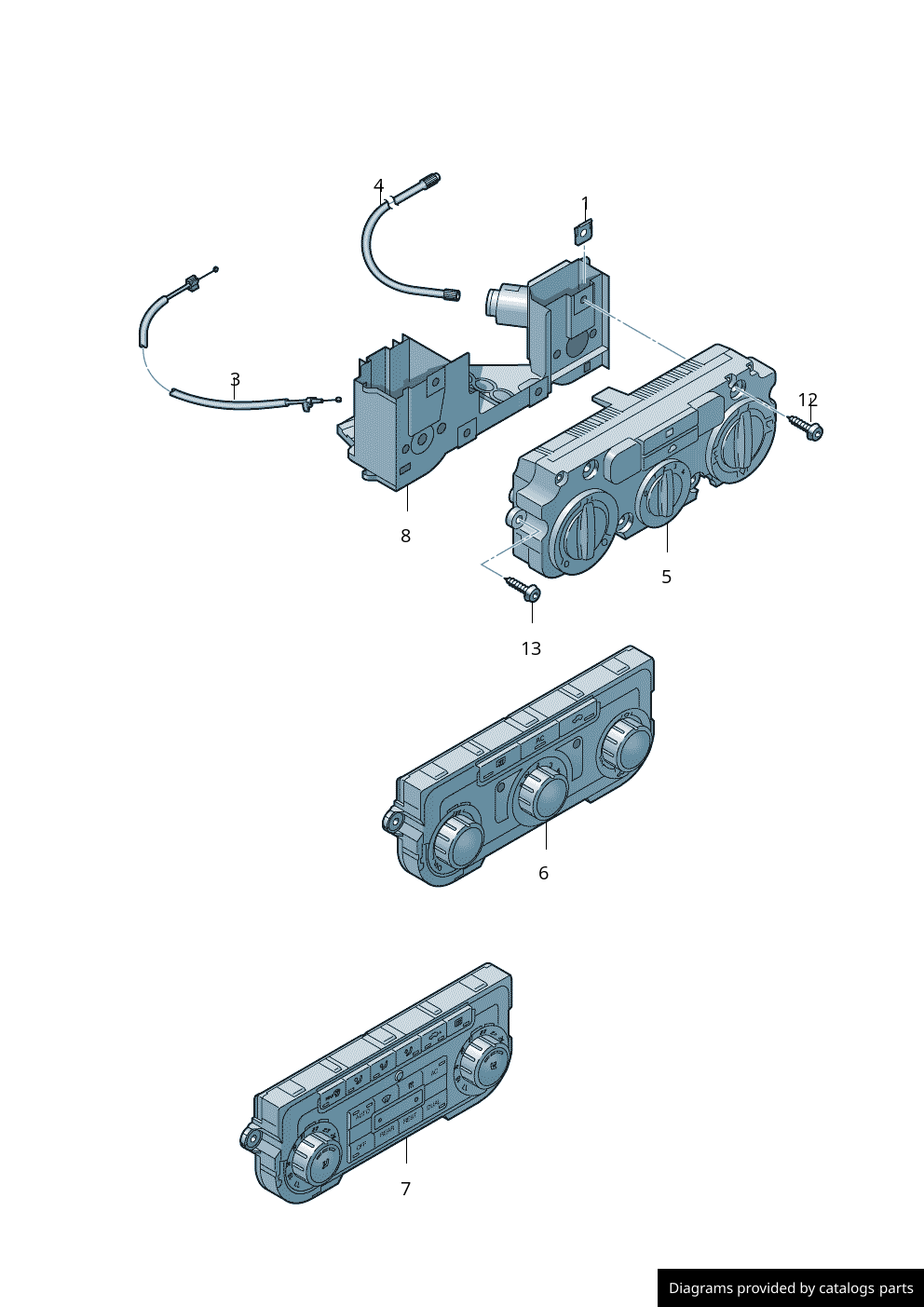 Car part diagram