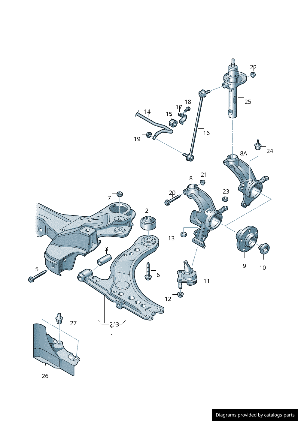 Car part diagram