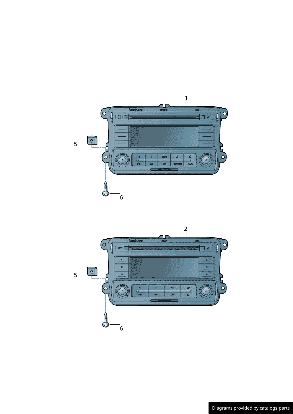 Car part diagram