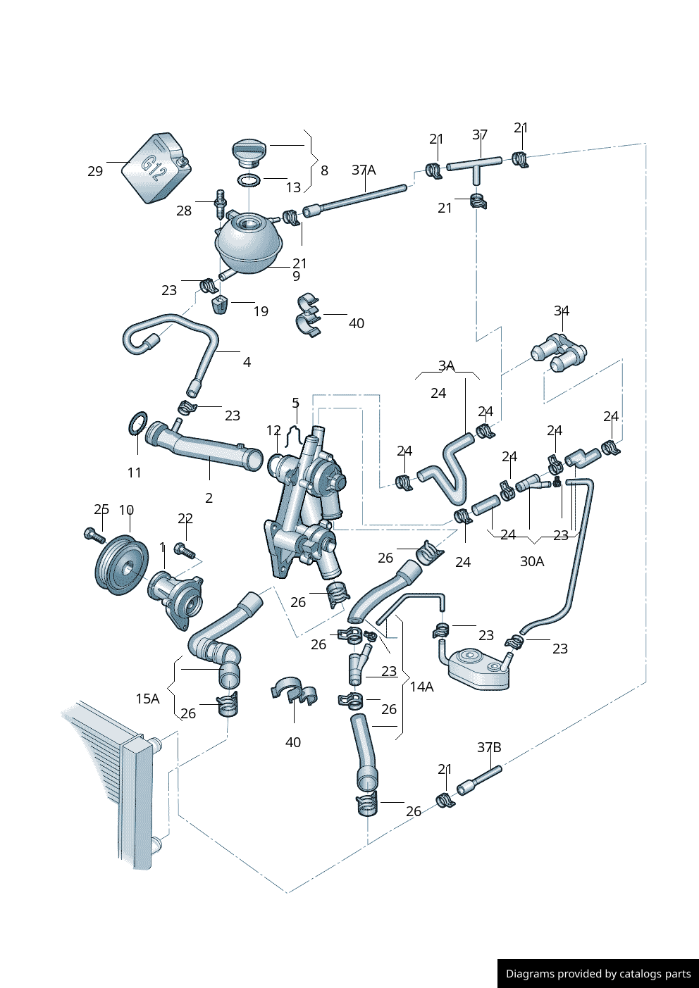 Car part diagram