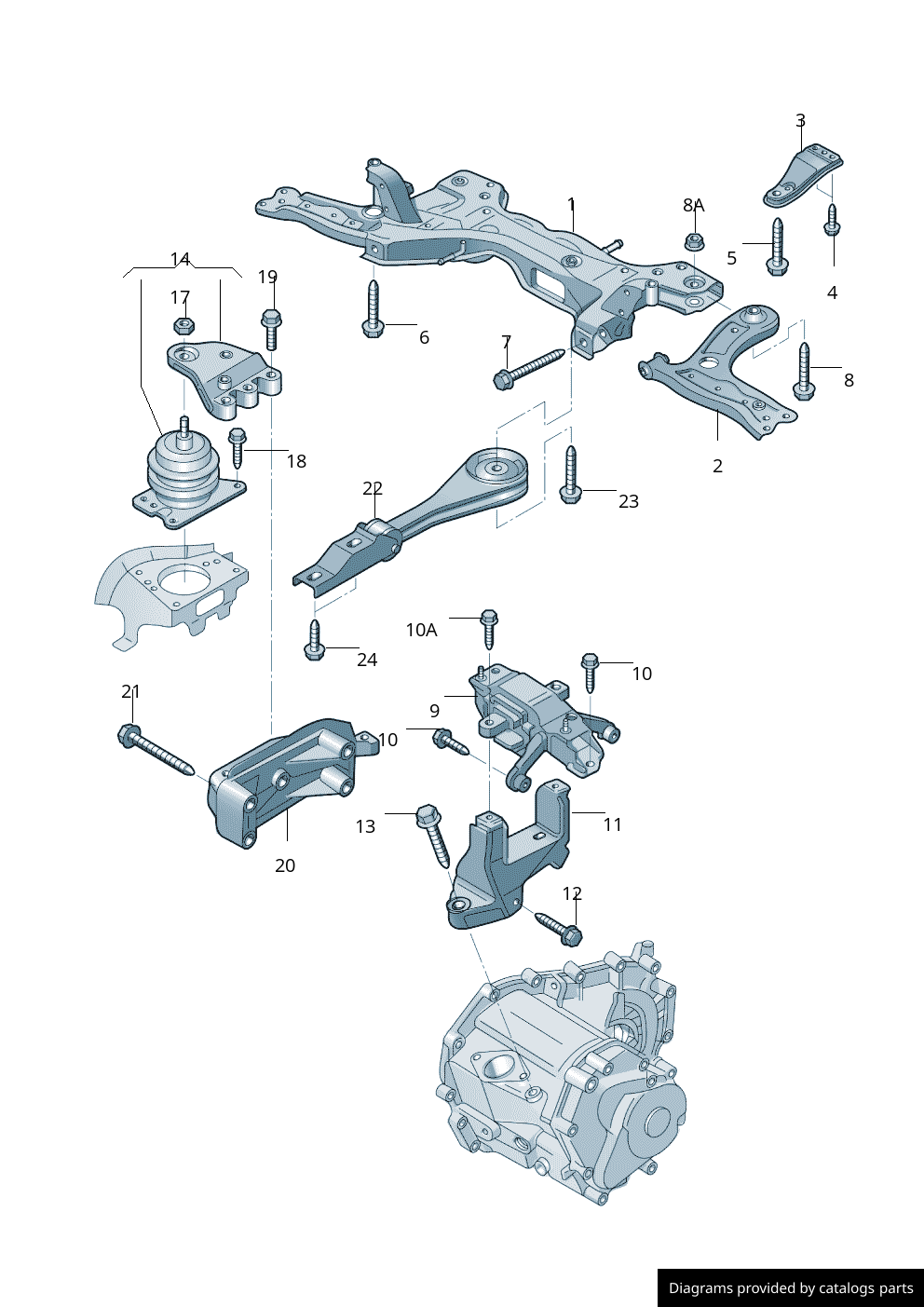 Car part diagram