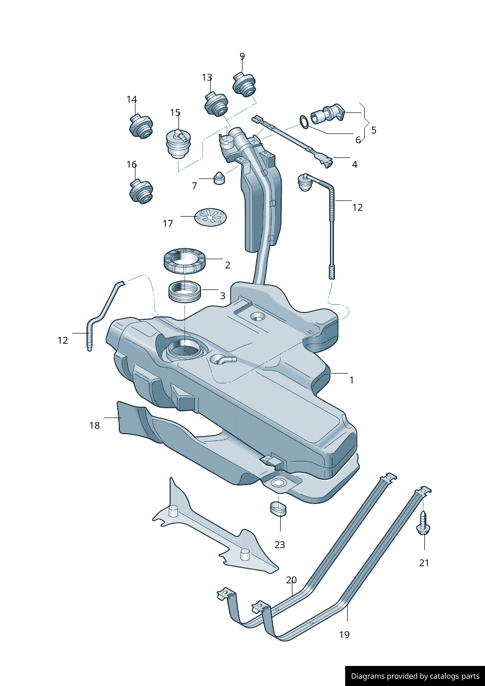 Car part diagram
