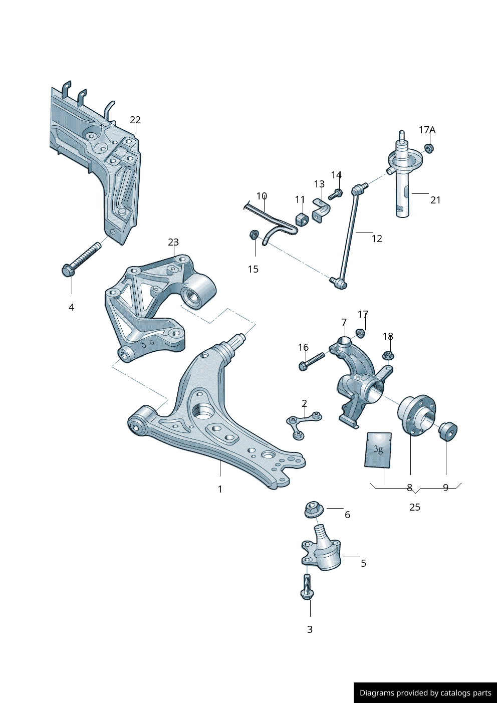 Car part diagram