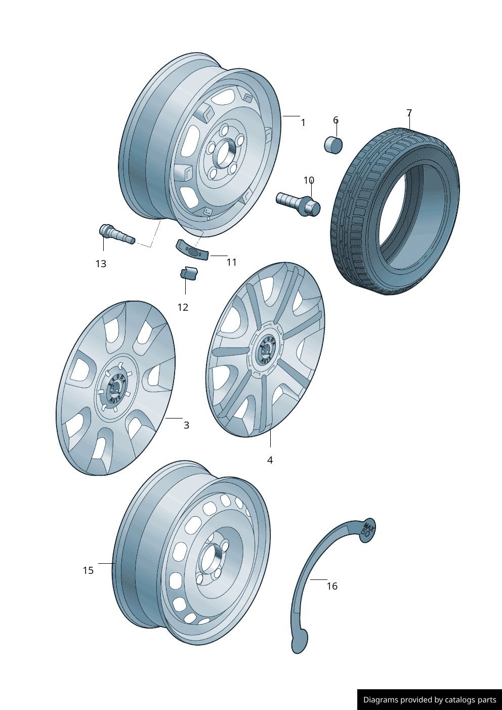 Car part diagram