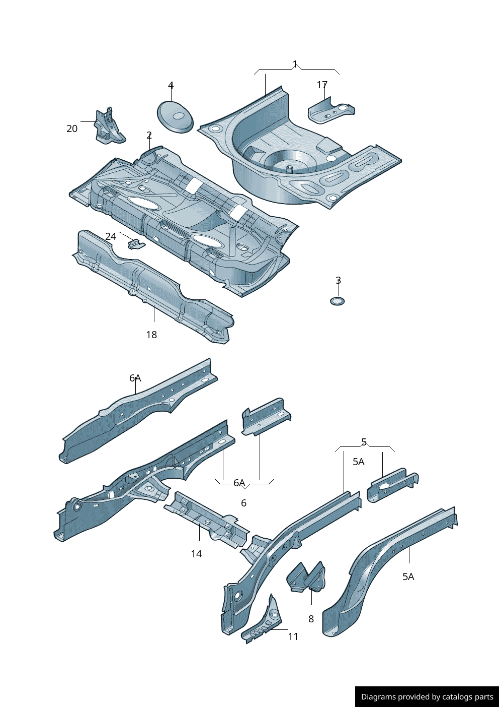 Car part diagram