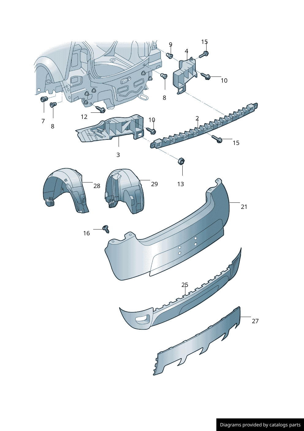 Car part diagram