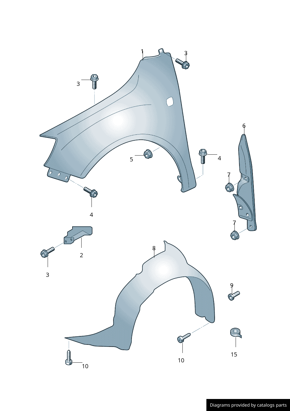 Car part diagram
