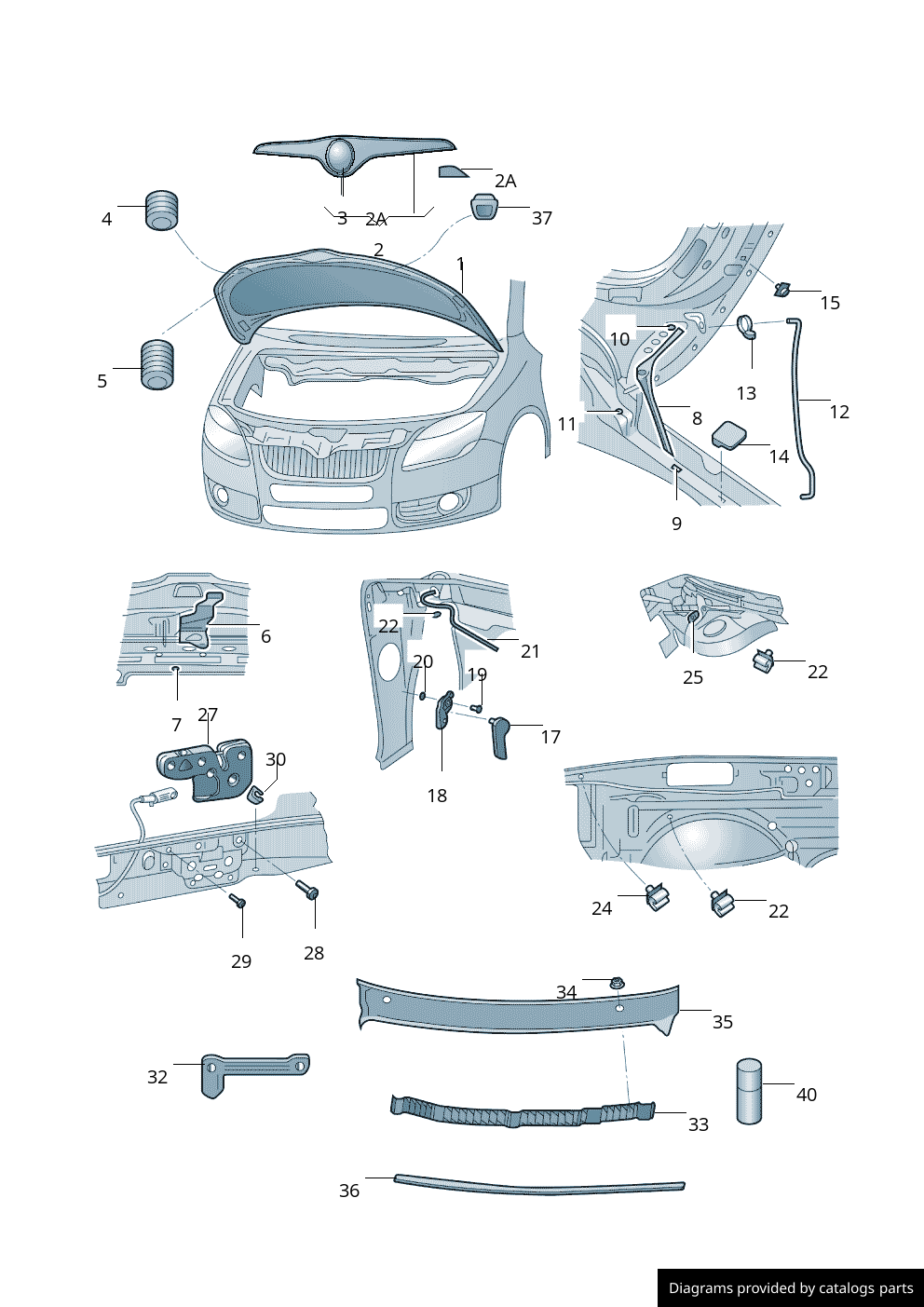 Car part diagram