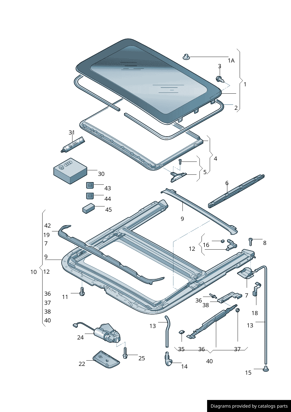 Car part diagram