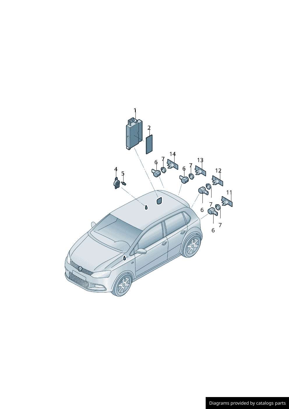 Car part diagram