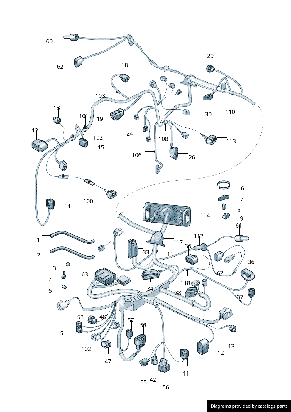 Car part diagram