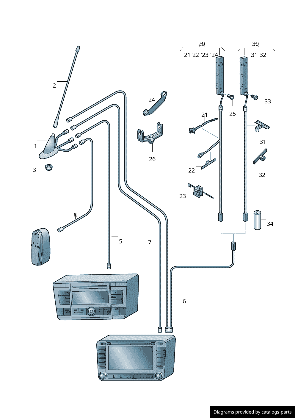 Car part diagram