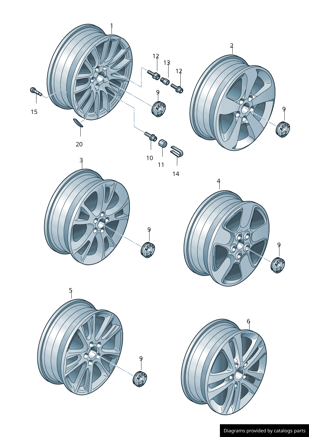 Car part diagram