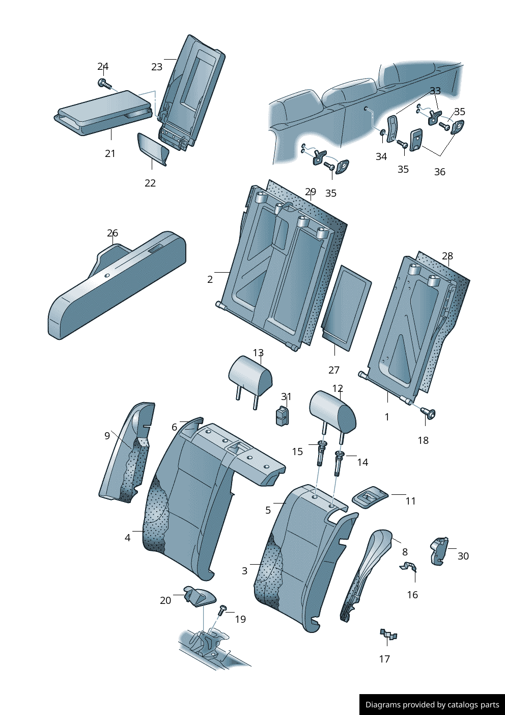 Car part diagram