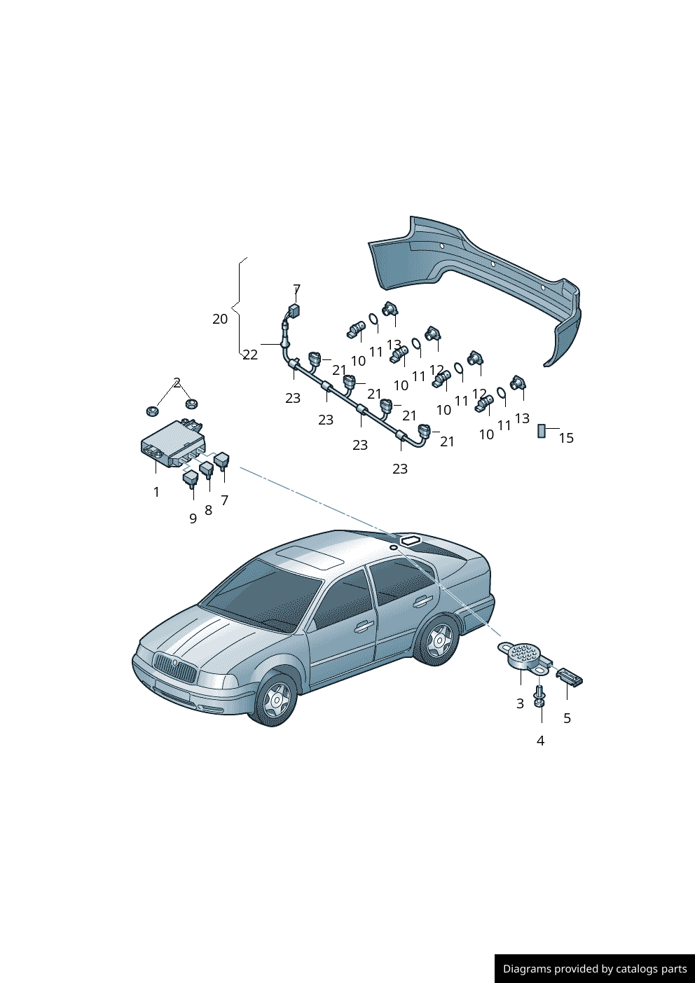 Car part diagram