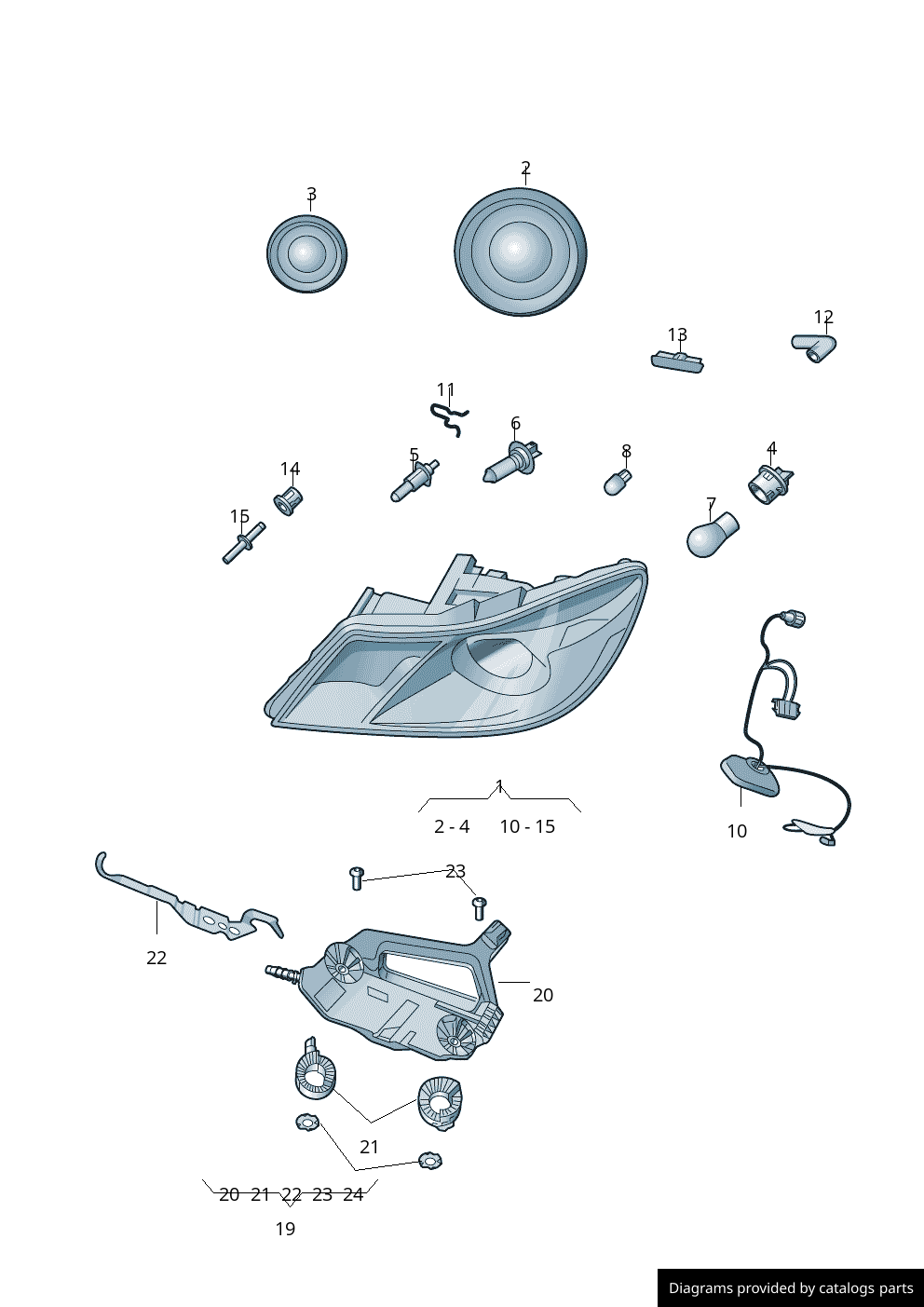 Car part diagram