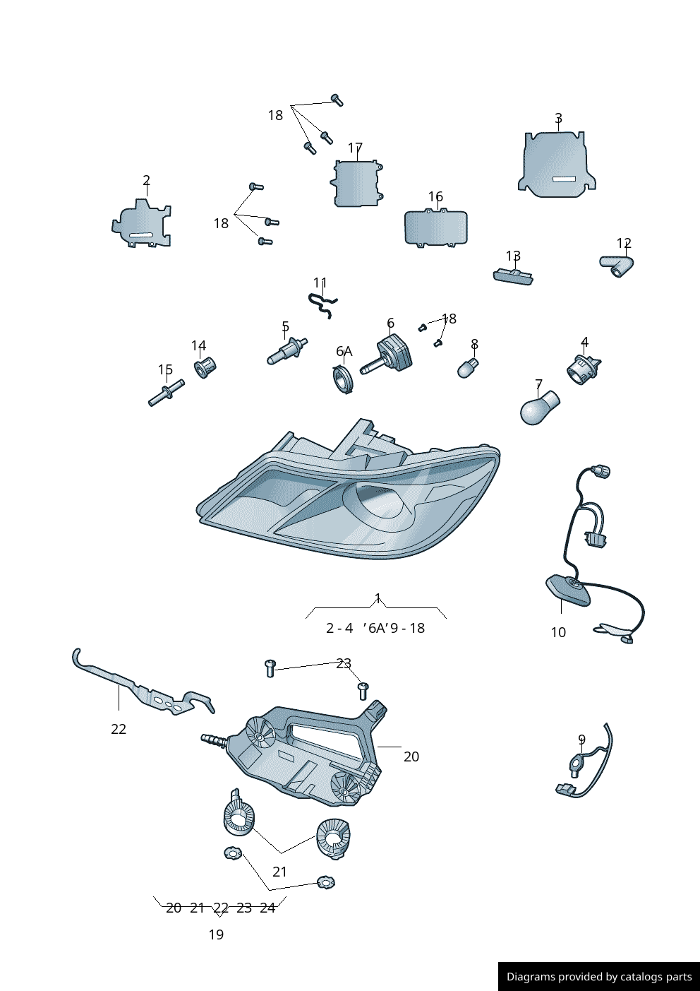 Car part diagram