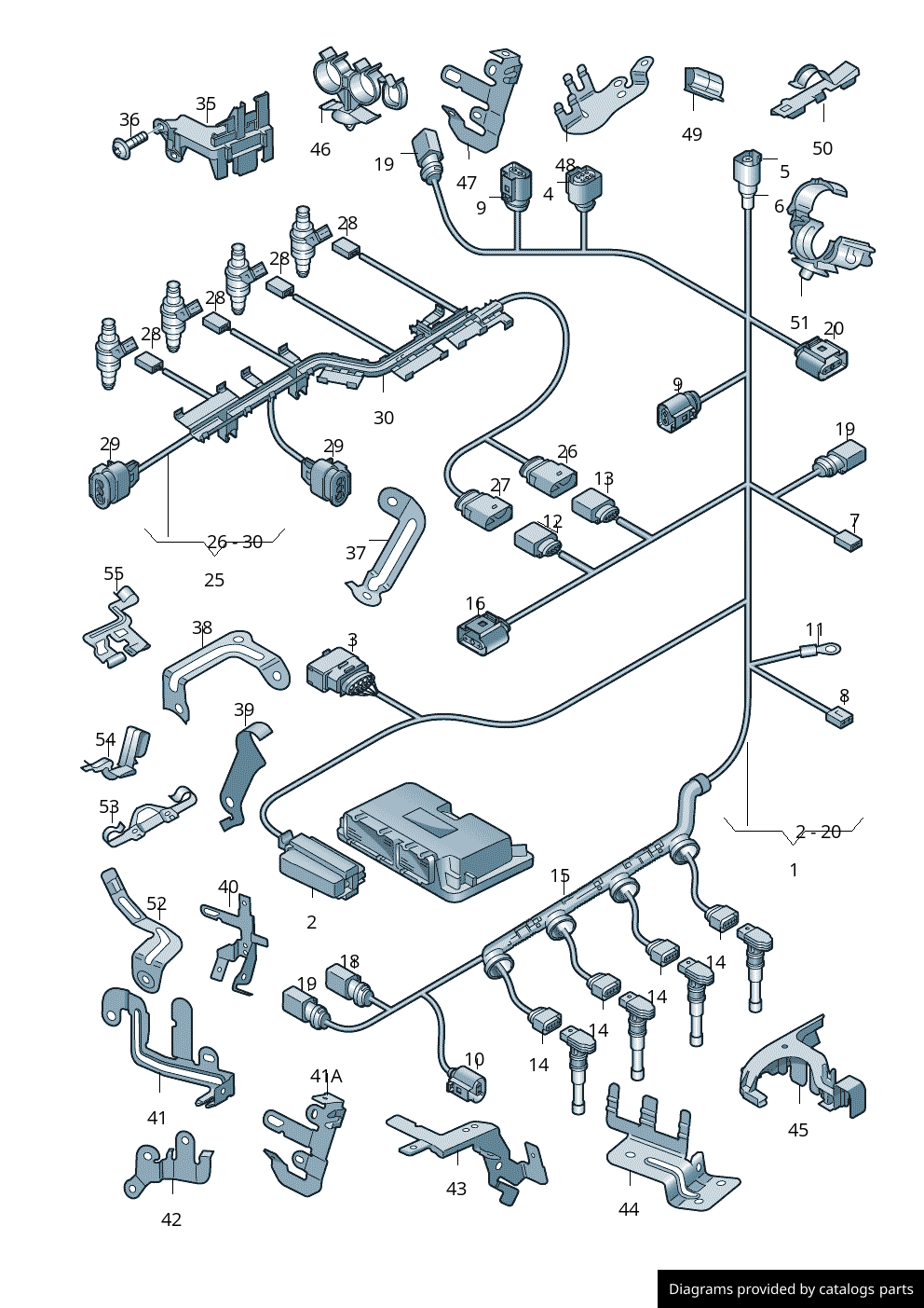 Car part diagram