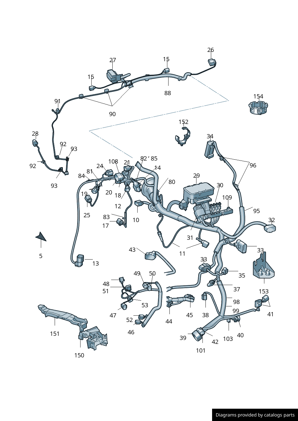 Car part diagram