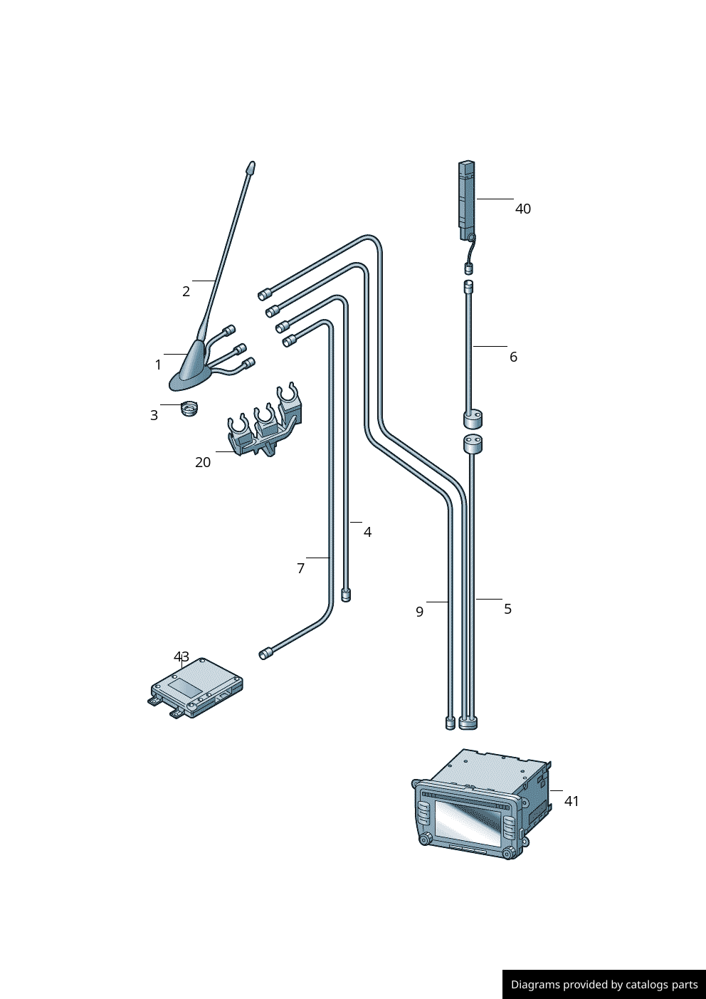 Car part diagram