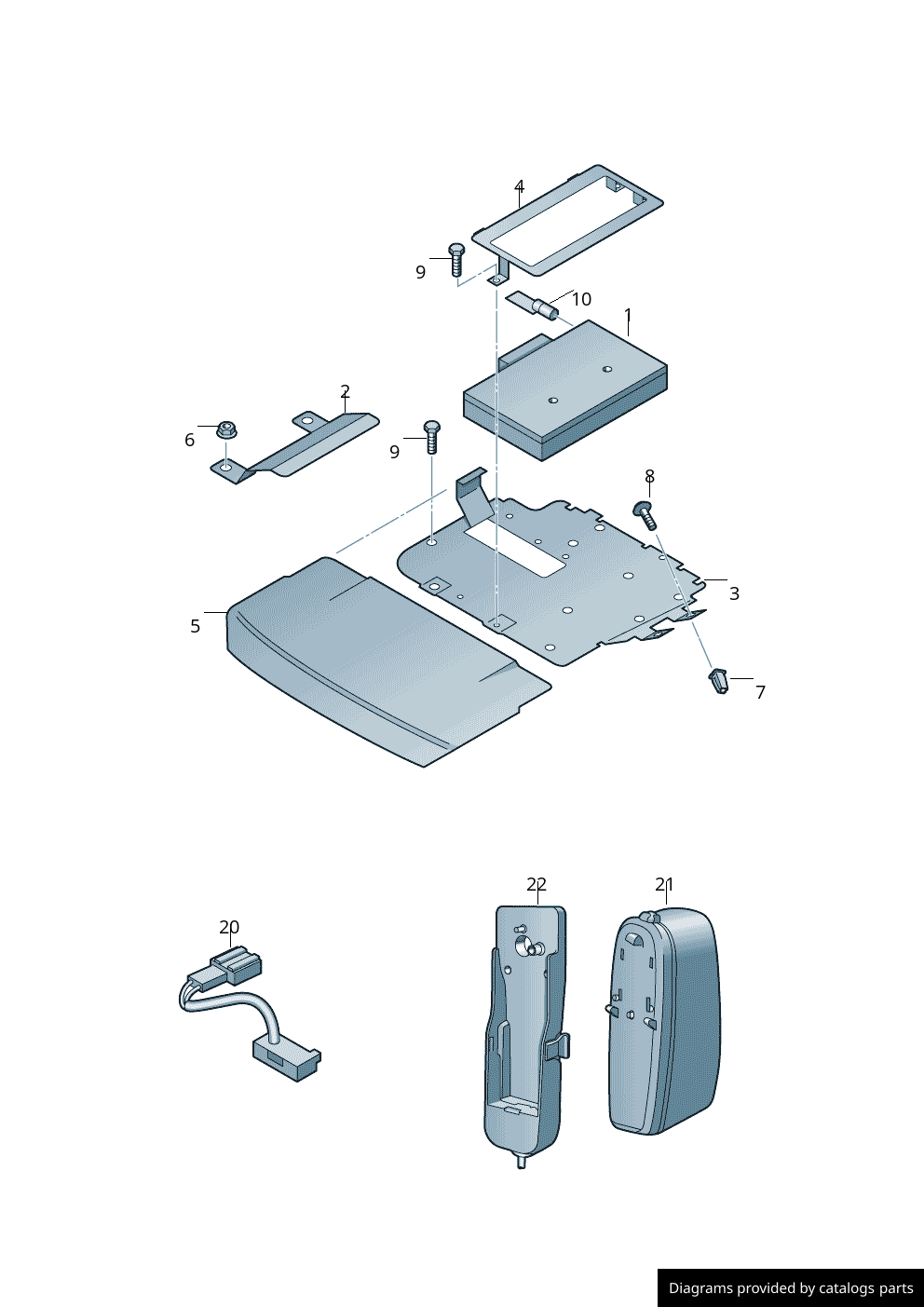 Car part diagram