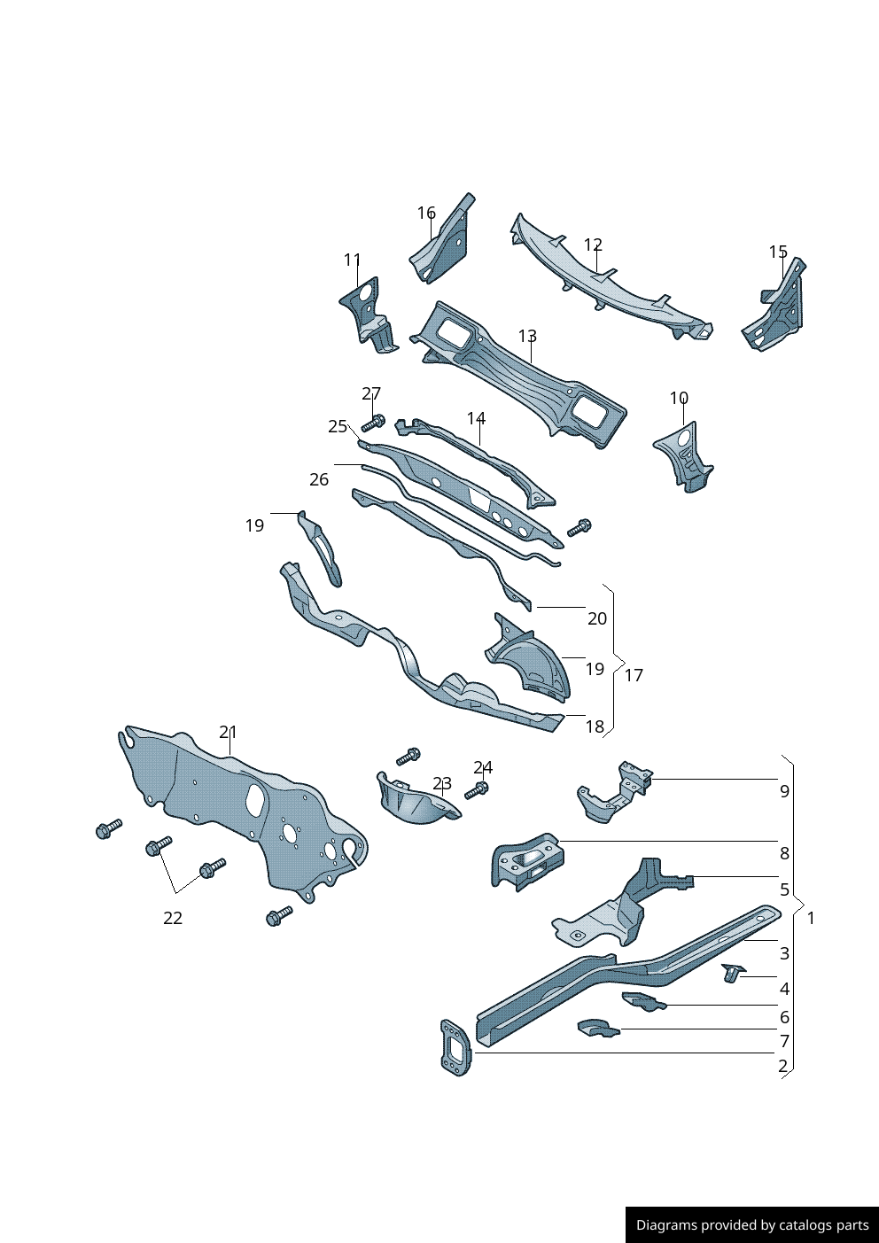 Car part diagram