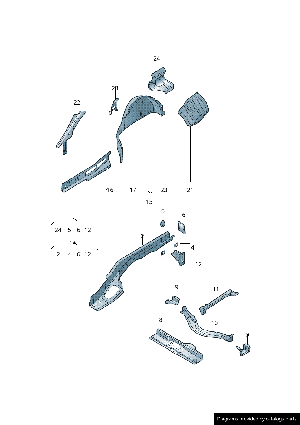 Car part diagram