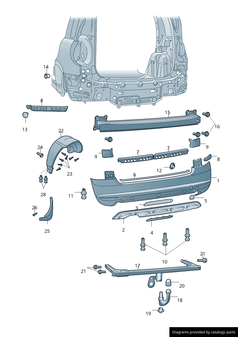 Car part diagram