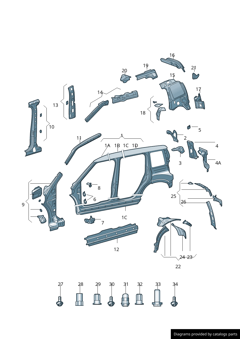 Car part diagram