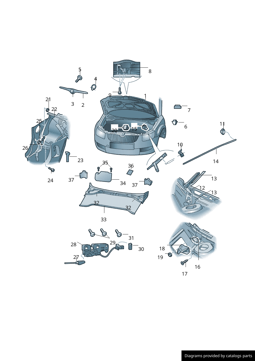 Car part diagram