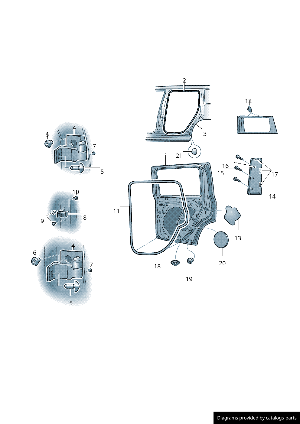 Car part diagram