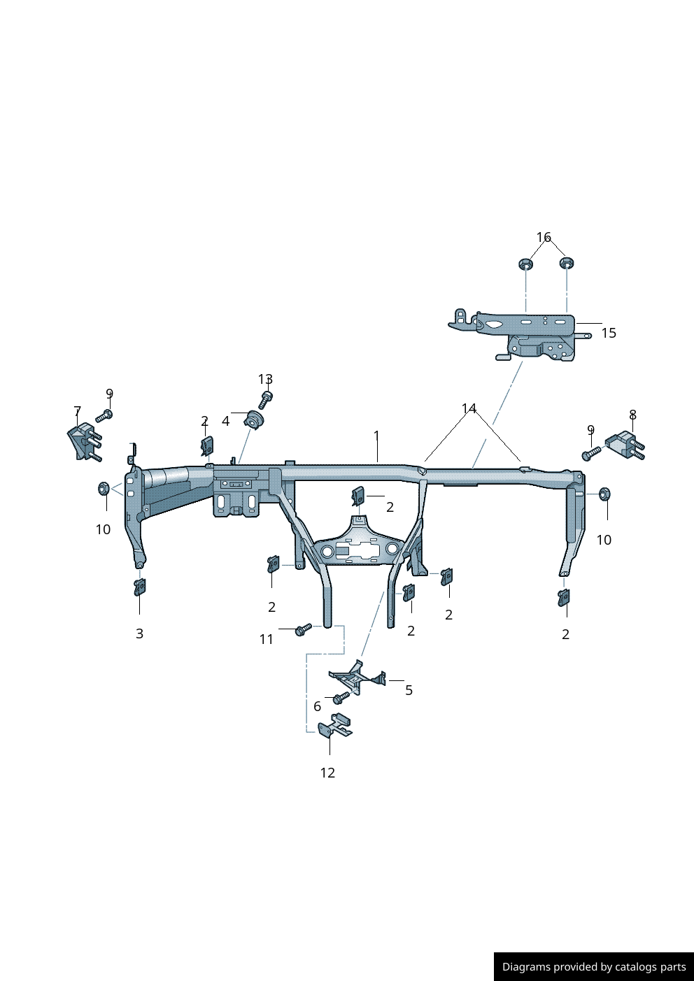 Car part diagram