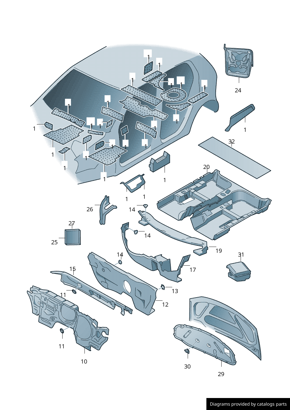 Car part diagram