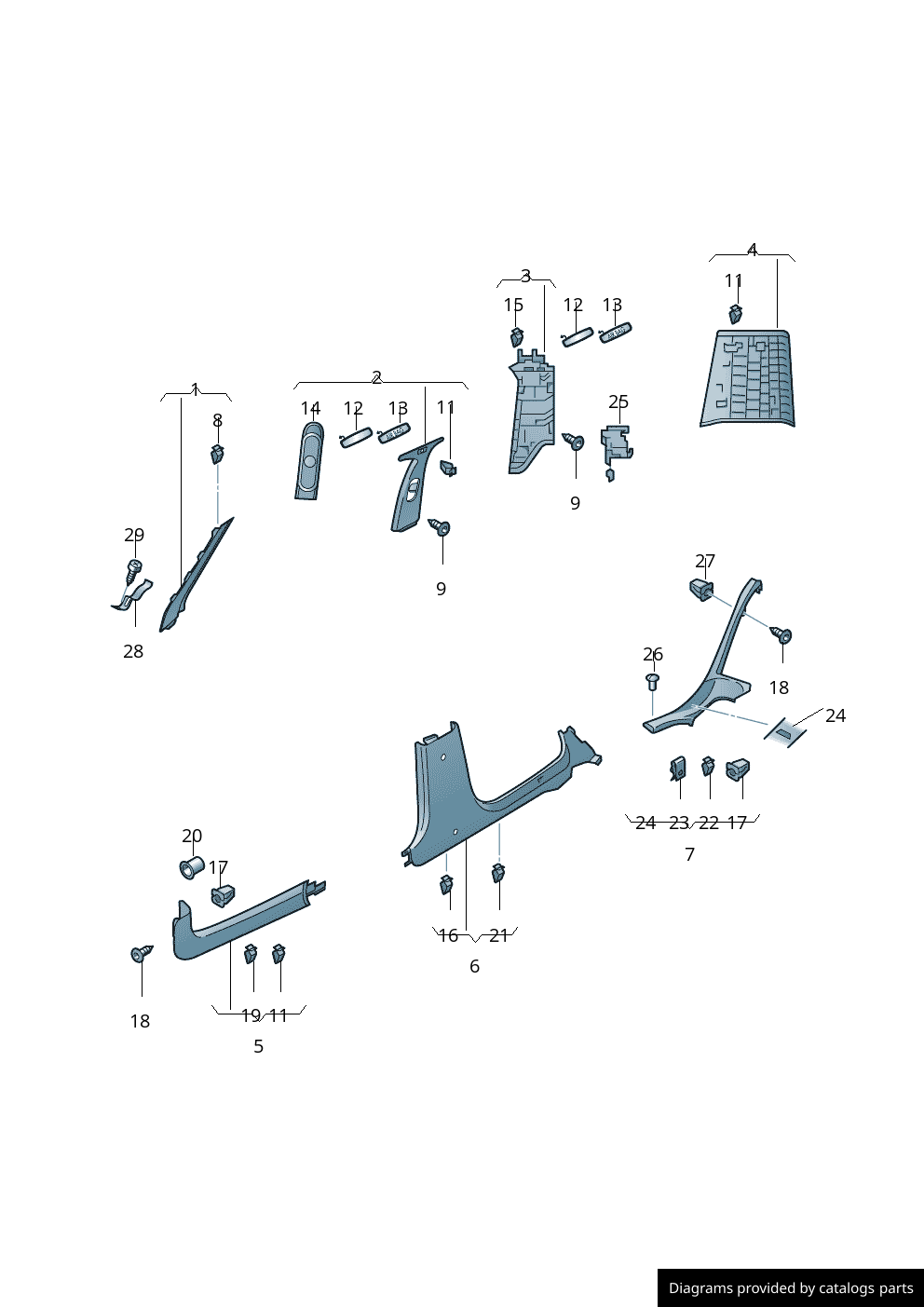 Car part diagram