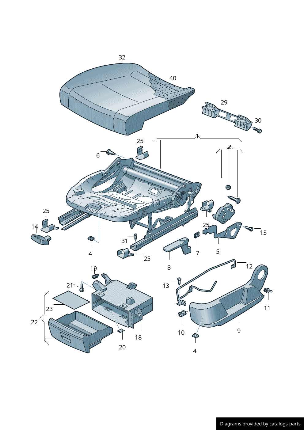 Car part diagram