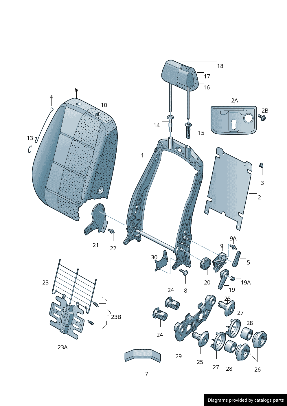 Car part diagram