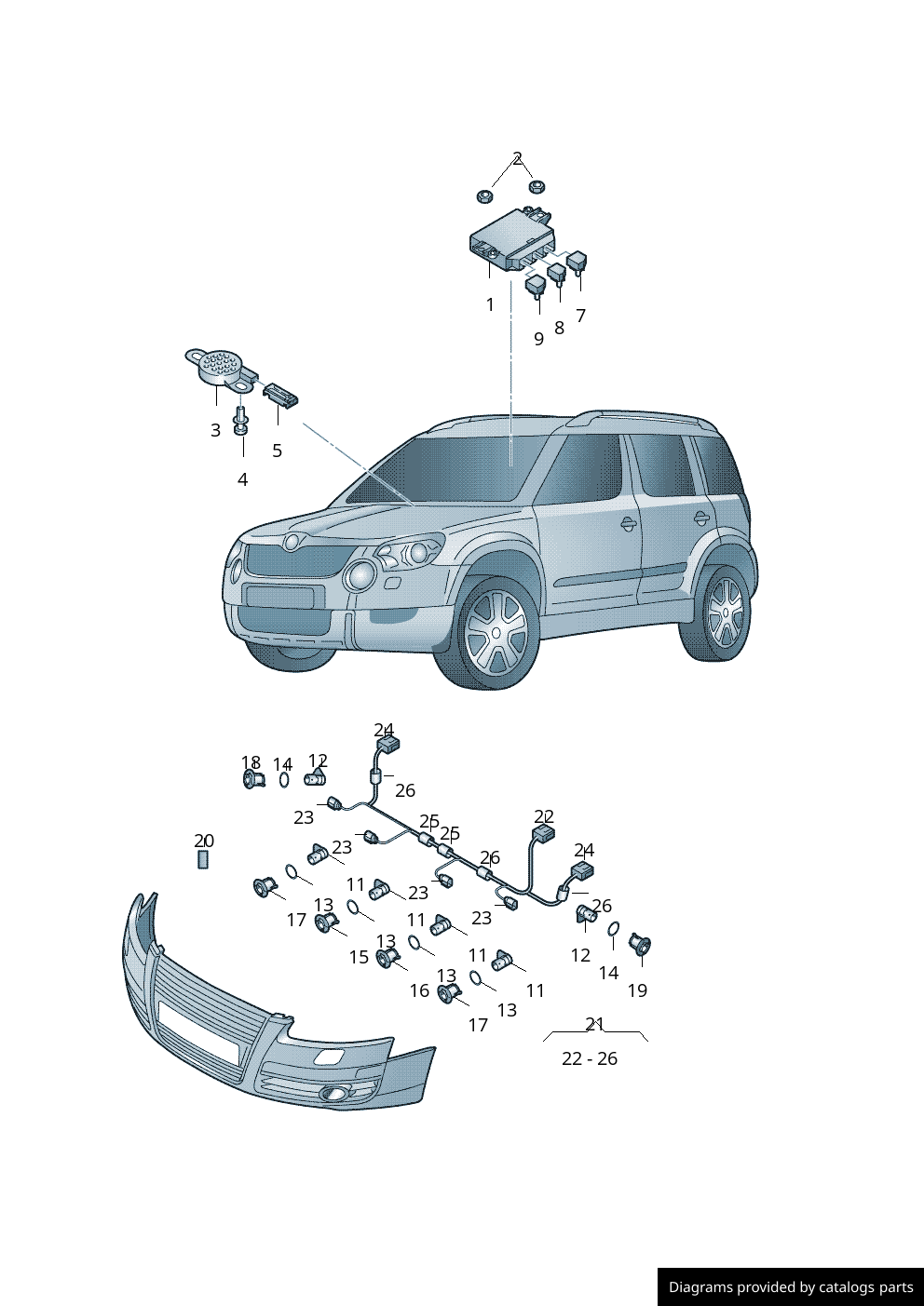 Car part diagram
