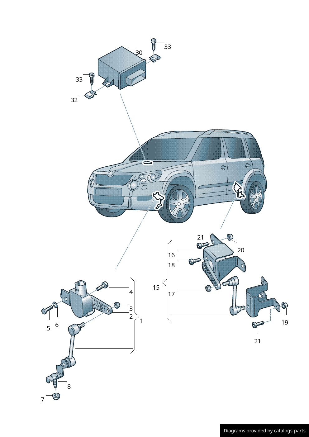 Car part diagram