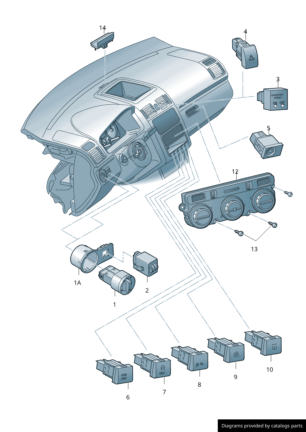 Car part diagram